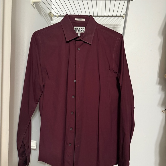 Express Rich Burgundy Dress Shirt - Picture 1 of 2